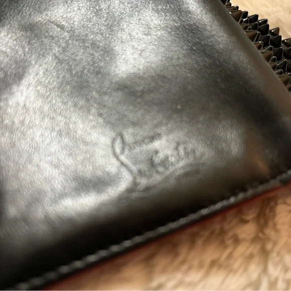 Christian Louboutin Black Stud bifold wallet - Picture 4 of 15